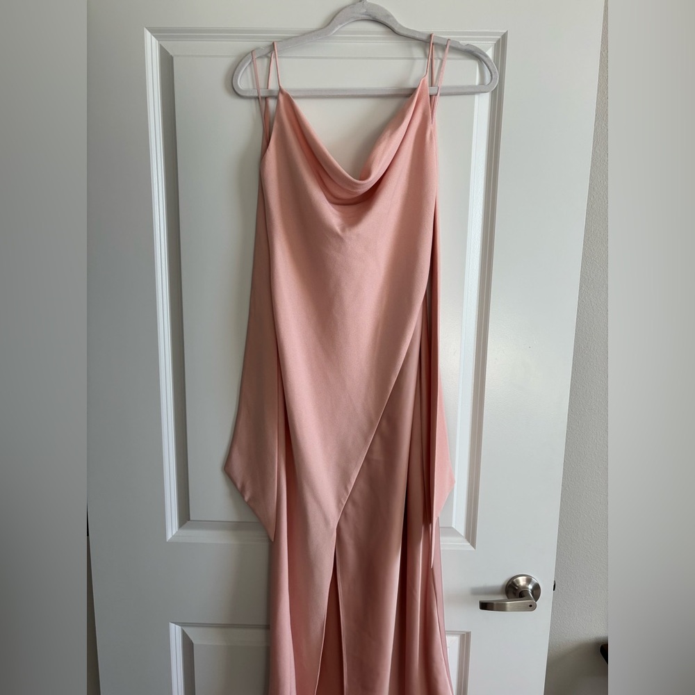 Cushnie Pink Draped Dress